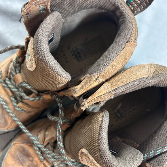 Ariat Leather Waterproof Lace up Chore boots women's size 7.5 - Picture 4 of 10